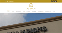 Desktop Screenshot of championsdental.com